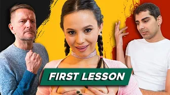 Daddy taught me how to fuck in French style