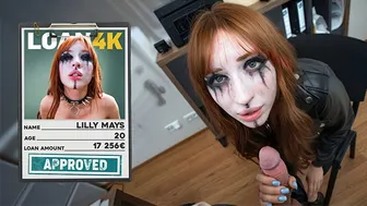 Goth nymphomaniaque Lilly Mays après plus de sperme