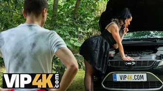 Texas Patti vadul élvezi a hatalmas faszt az erdőben