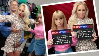 Calvin accuses Eve of stealing and makes three characters fuck her on the back