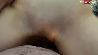 Husband cheats on a sexy teenager after dinner