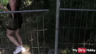 Mia minou sucks her dick in public