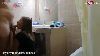 Hot sucking fuck for blonde tyske husmor