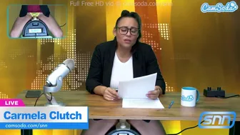 Carmela Clutch Hot Latin News Onani Live