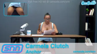 Carmela Clutch est une journaliste de l'actualité sybienne