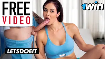 Andrea lux latin csábítója mély punci fúrást kap az edzőtől