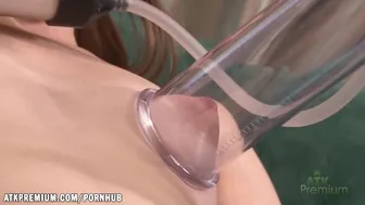 Alice March imee hänen teini pillua tyhjiöpumppu