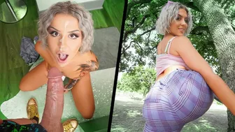 Aranyos tetovált tini kirúgják a templomból és először csillan a pornóban