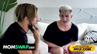 Busty Step Moms Nickey Hantsman & Aprīlis Vētra Get their Milf Puses Fukined by Step Sons - MomSwap