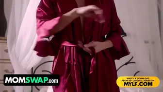 大きいbreasted stepmothers Brandi 愛 と Silvia Saige 祝います 彼らの 離婚 ととも に 禁止された Negroes - momswap