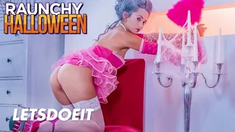 Shrima Malati maszkos érett szeretővel ünnepli halloween-t kemény dugással