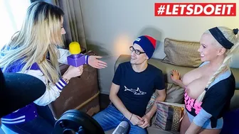 Nemecký žrebec ukazuje svojho obrovského vtáka na horúcom castingu