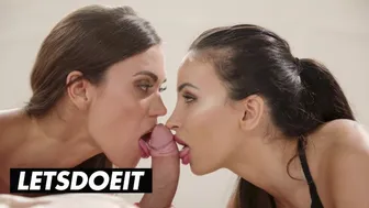 Alyssia Kent és Alyssa Reece forró hármasban csapnak össze a legjobb dugásra