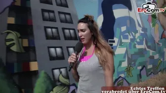 Caliente follada al aire libre de pareja alemana