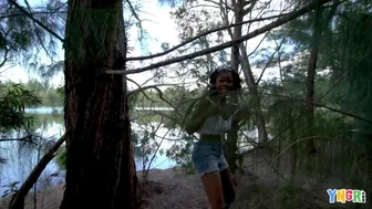 Yngr - sort teen Hazel Graceo ragge Sean Lawless udendørs