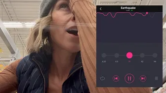 Forma rigida al supermercato con vibratori a telecomando pigri