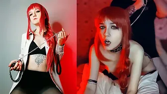 Makima menetti lemmikkinsä hallinnan - kuuma cosplay seksi sunako kirishiki