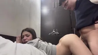 Mijn klasgenoot kwam naar mijn kamer om huiswerk te maken