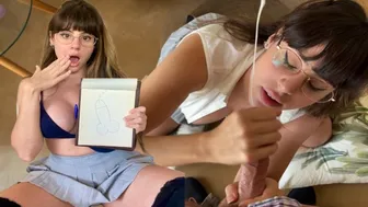 Sex therapy with a psychologist who talks rough and sucks