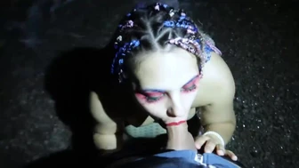 ハロウィン mermaid コスチューム 少女 blowjob