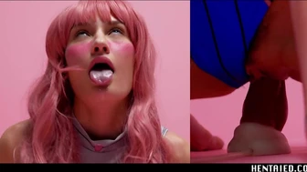 Real life hentai - γκόμενα που αλληθωρίζει και το hitachi της