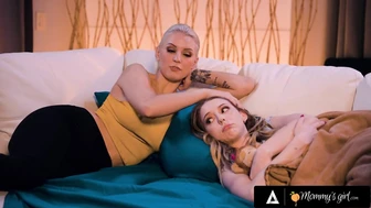 Lily Larimar cica facilmente la sua matrigna premurosa Kenzie Taylor durante un film