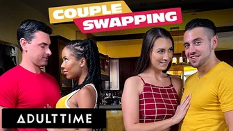 ADULT TIME - Two beautiful women, Kira Noir and Bella Rolland have sex in a foursome