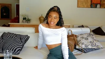 Amatőr fekete csaj nedves punci casting baszás