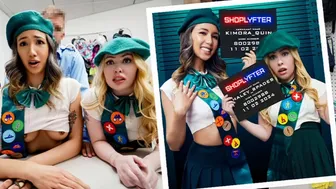 Girl Scouts fastnar och straffas