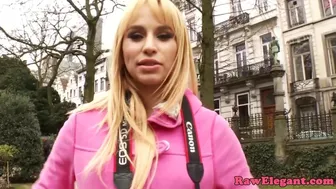 Viajando anal de turista extranjero