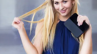 Tracy Lindsay blond zvádzanie v horúcej zmyselnej hre