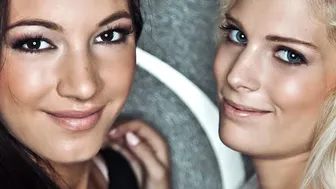 Candee Licious och Felicia Kiss Hot Lesbian Game