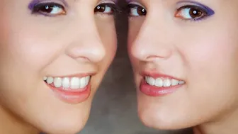 Carolina Abril és Silvie Luca forró arcülése leszbikus társaságban