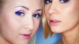 Blond Lesbians Hot Sucker Feast