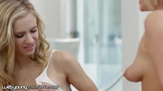 Kate England şi Rachel James lesbiană tăietură adolescent