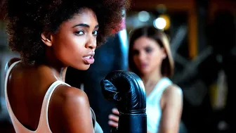 Sportos csajok erika és luna forró dugása