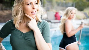 Bailey Brooke og Zoey Monroe tenåring lesbisk hemmelig kjærlighet