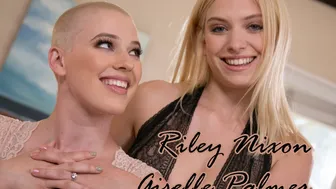 Giselle Palmer'ın genç lezbiyen katılımı Riley ile